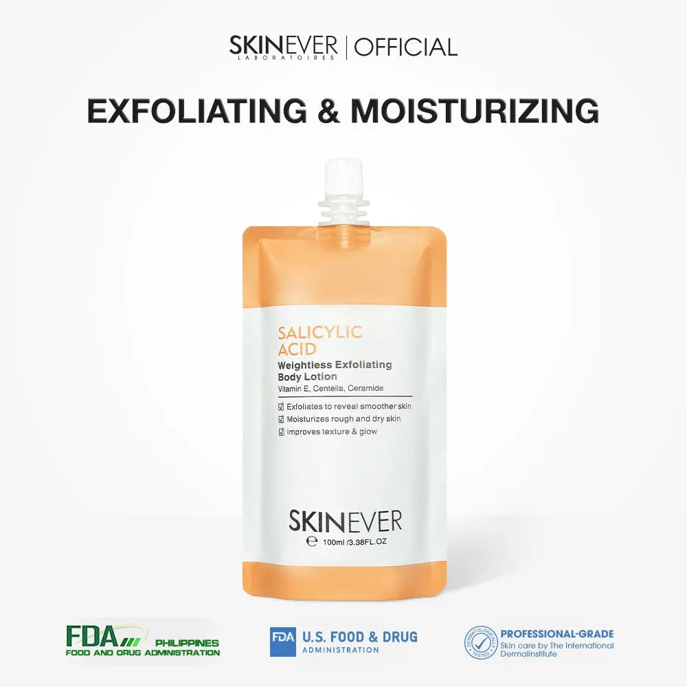 SKINEVER Salicylic Acid Exfoliating Body Lotion Cleanses The Skin Moisturizing Skin Care