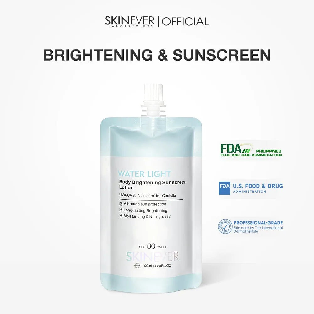 SKINEVER Water Light Body Brightening Sunscreen Lotion