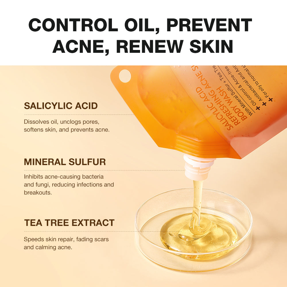 Salicylic Acid Refreshing Acne Skin Body Wash