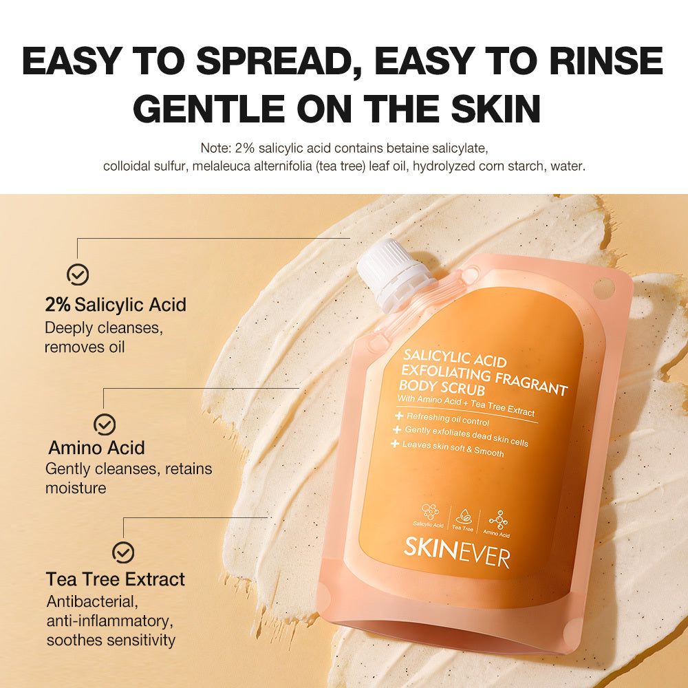 Salicylic Acid Exfoliating Fragrant Body Scrub - 180g