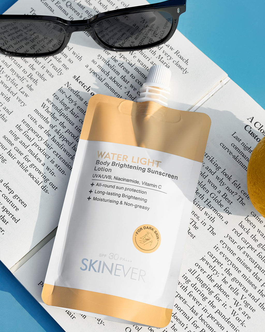 Water Light Body Brightening Sunscreen Lotion