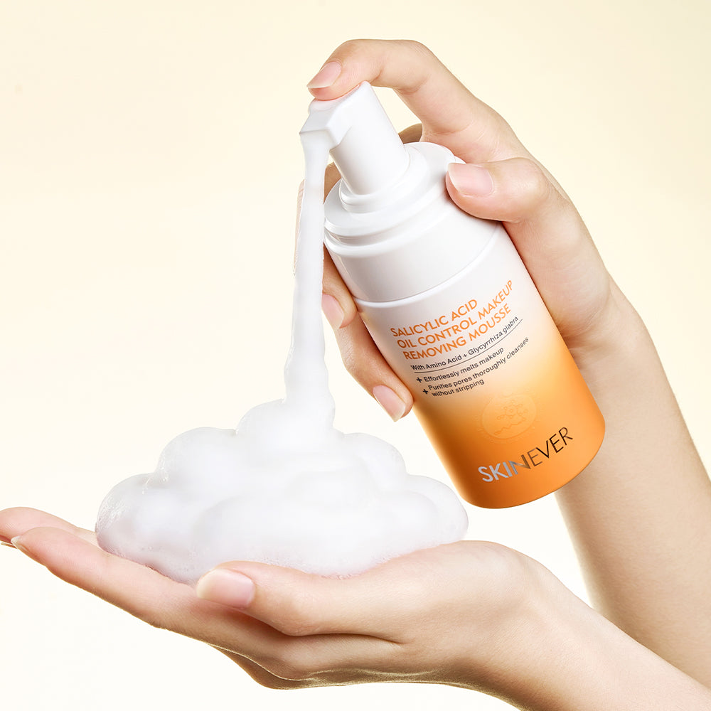 Skinever Salicylic Acid Oil Control Makeup Removing Mousse