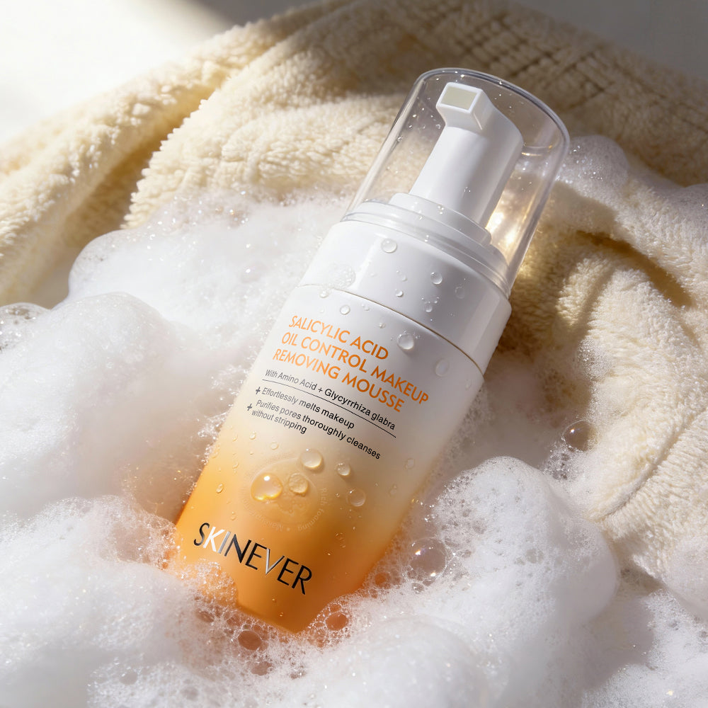 Skinever Salicylic Acid Oil Control Makeup Removing Mousse