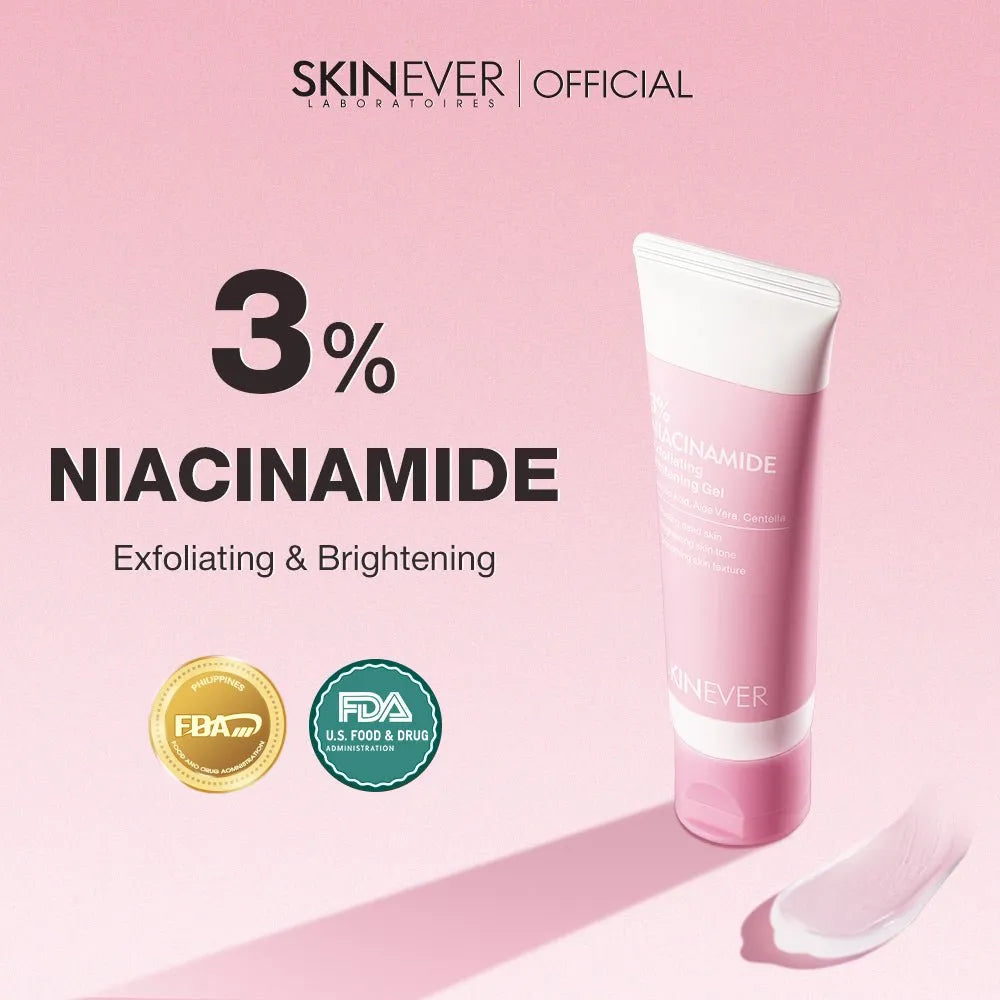 SKINEVER 3% Niacinamide Exfoliating Whitening Gel