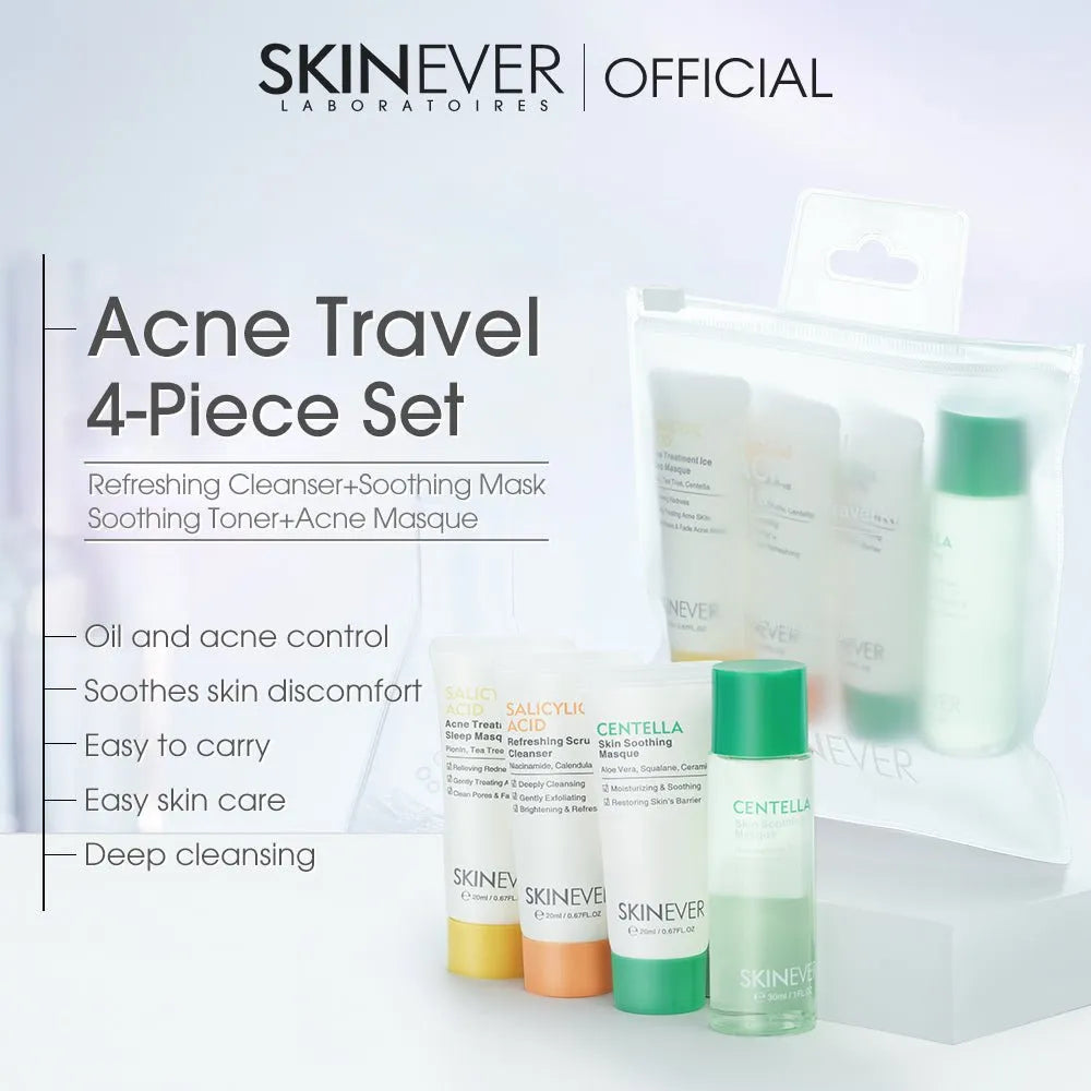 SKINEVER Salicylic Acid Oil & Acne Travel Kit