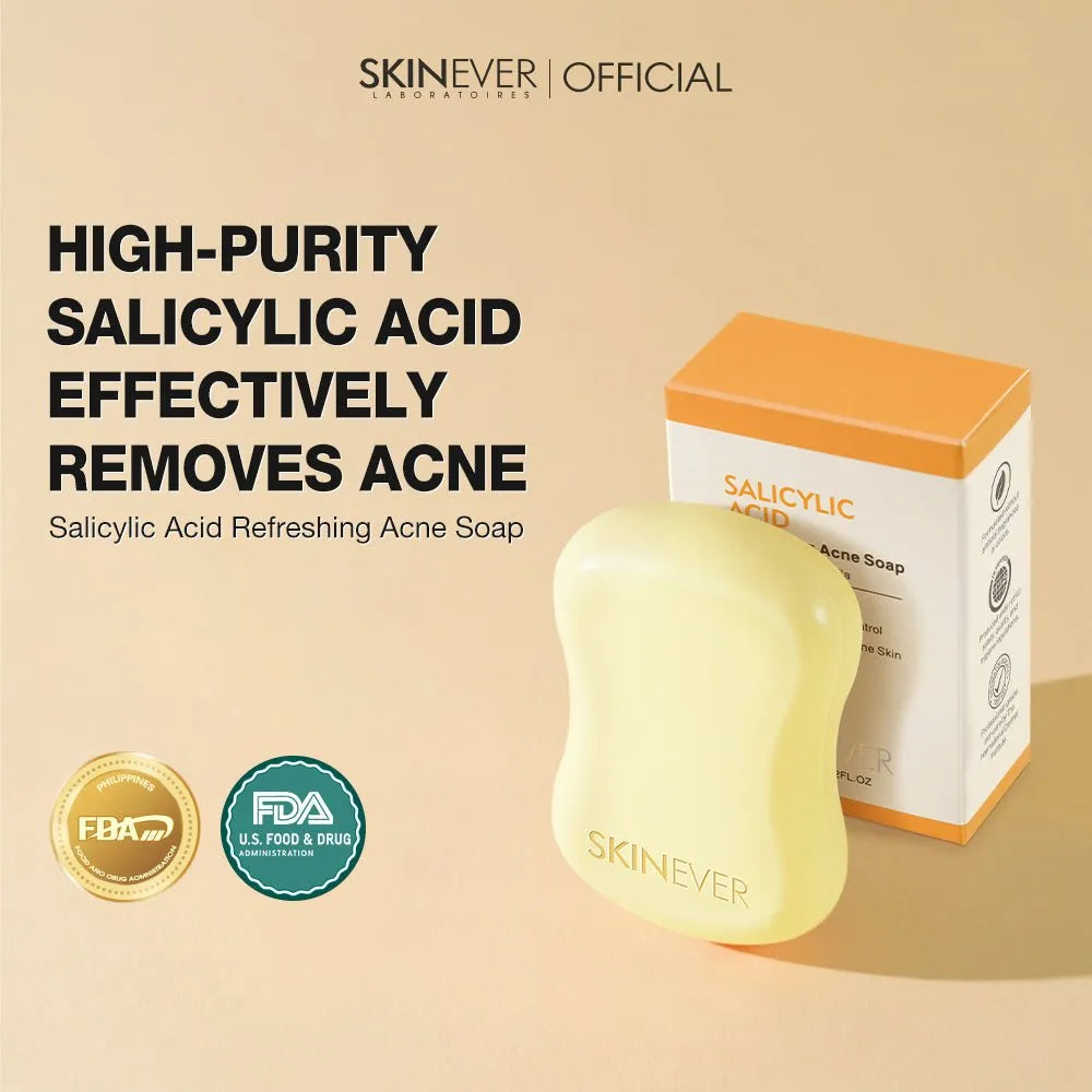 SKINEVER Salicylic Acid Refreshing Acne Soap