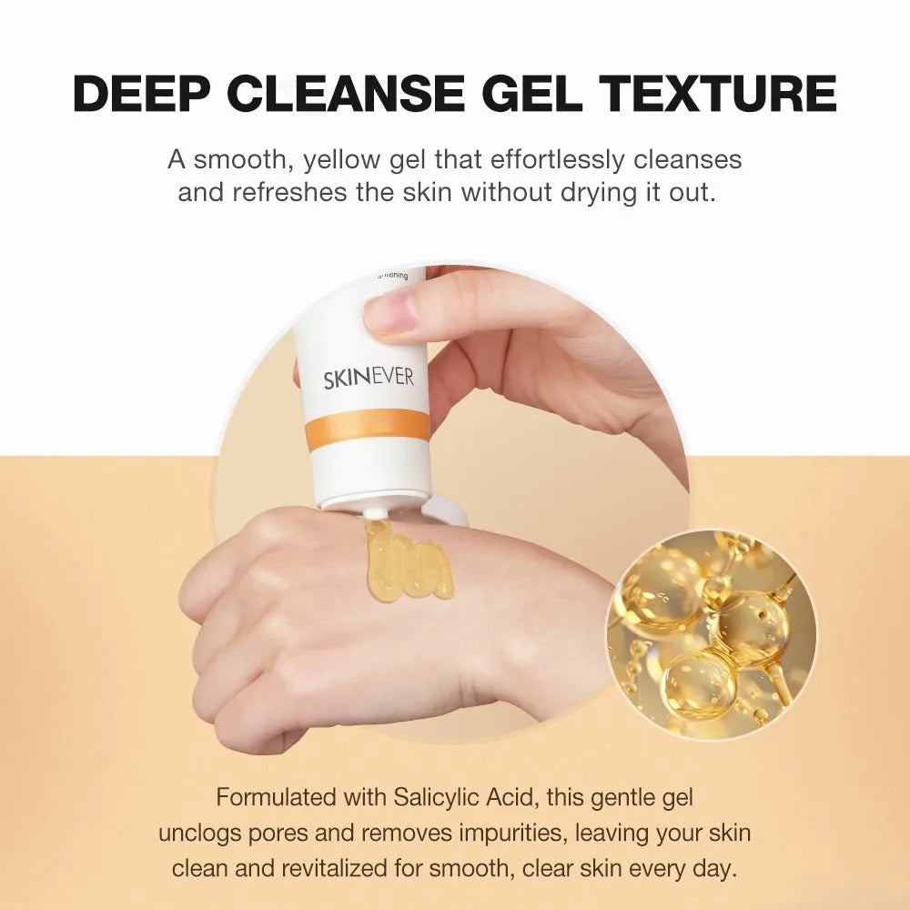 SKINEVER Salicylic Refreshing Scrub Cleanser-Facial wash