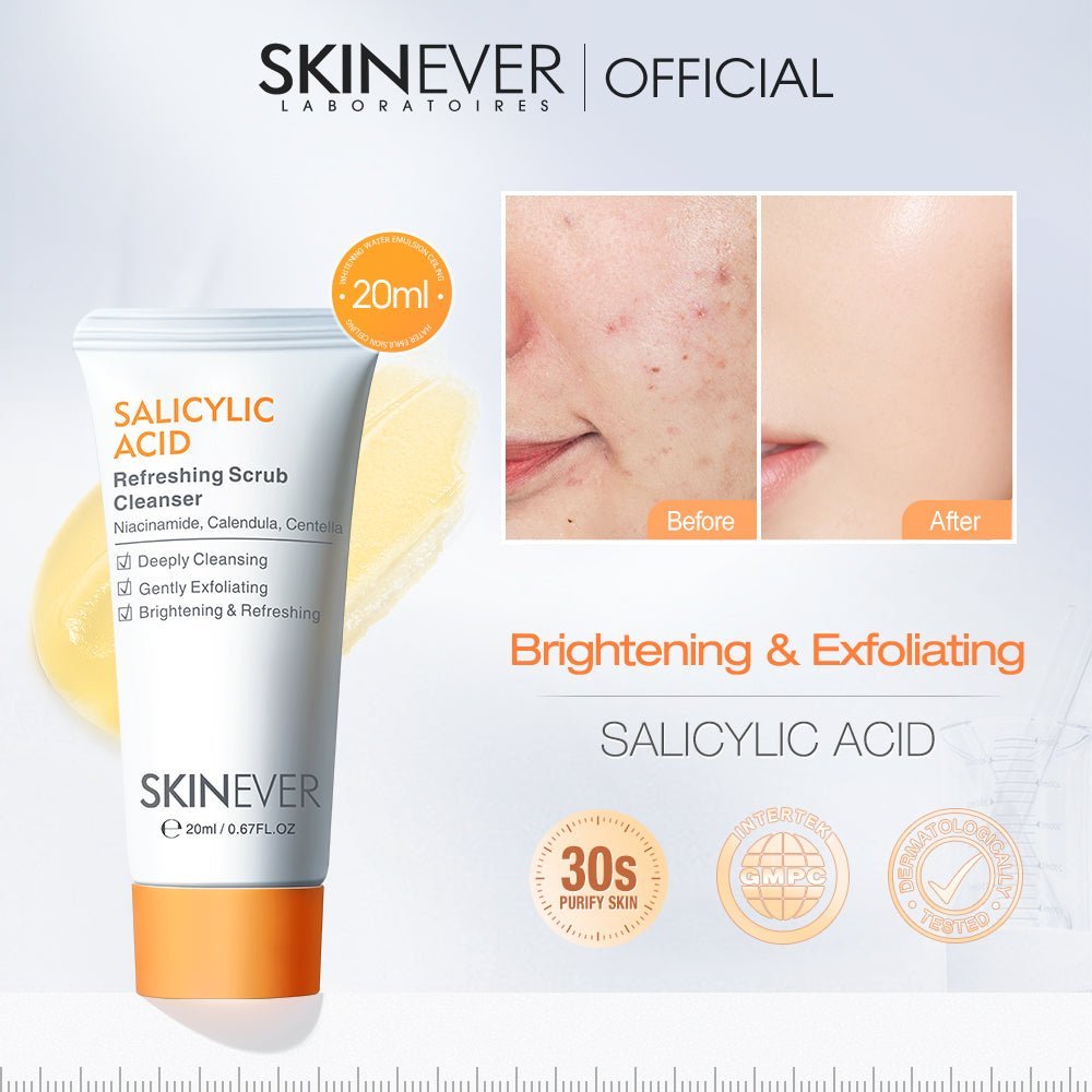 Salicylic Refreshing Scrub Cleanser-Travel Size 20ML
