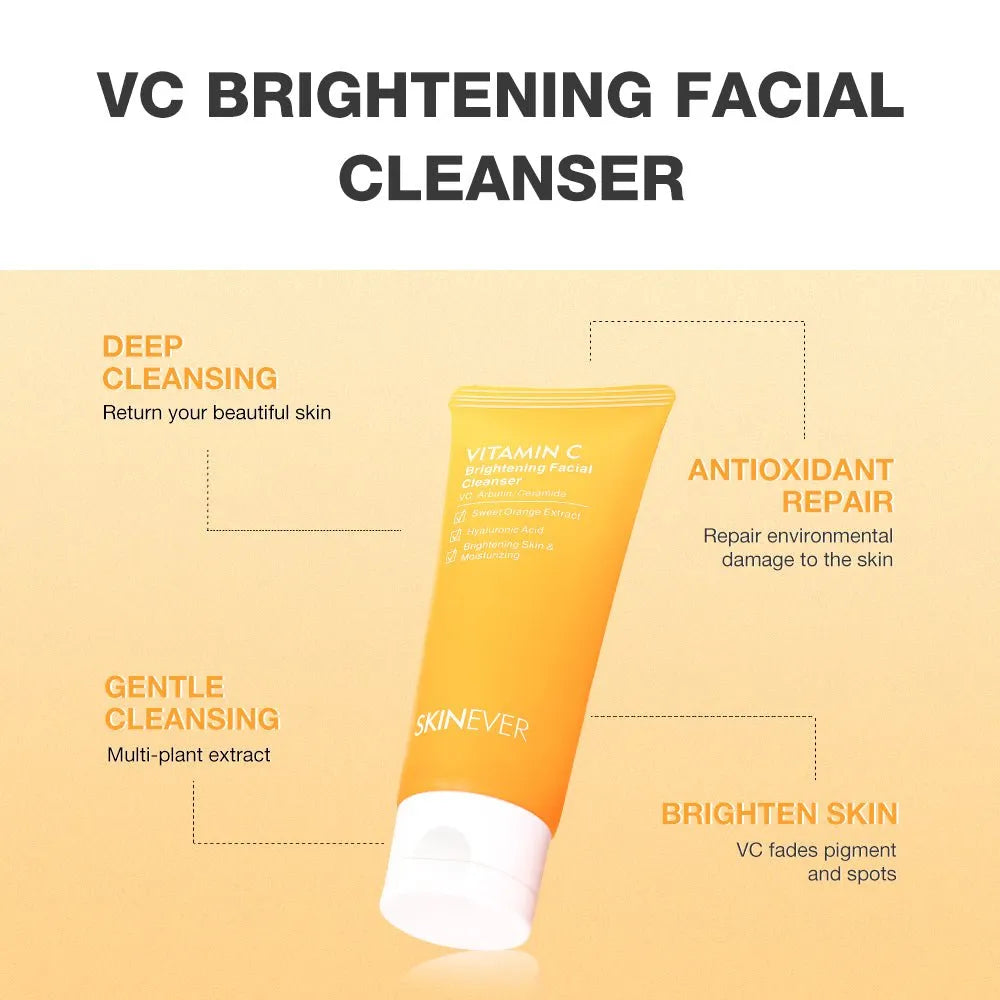 SKINEVER Vitamin C Whitening Facial Cleanser